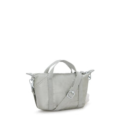 Art Compact Metallic Crossbody Bag