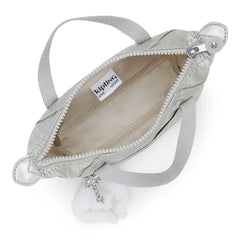 Art Compact Metallic Crossbody Bag